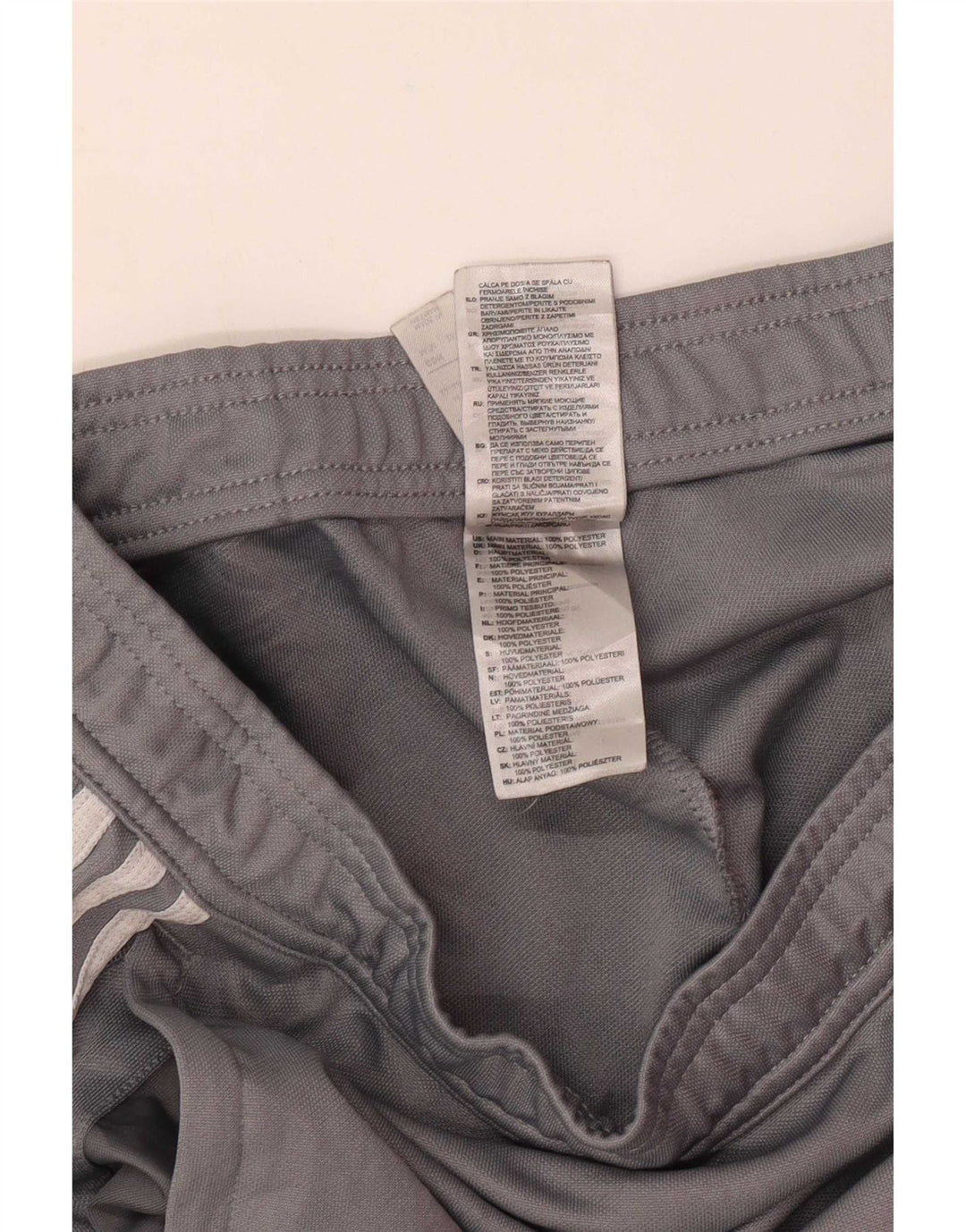 Adidas Pantalones de Chándal para Mujer UK 12/14 Gris Medio Poliéster