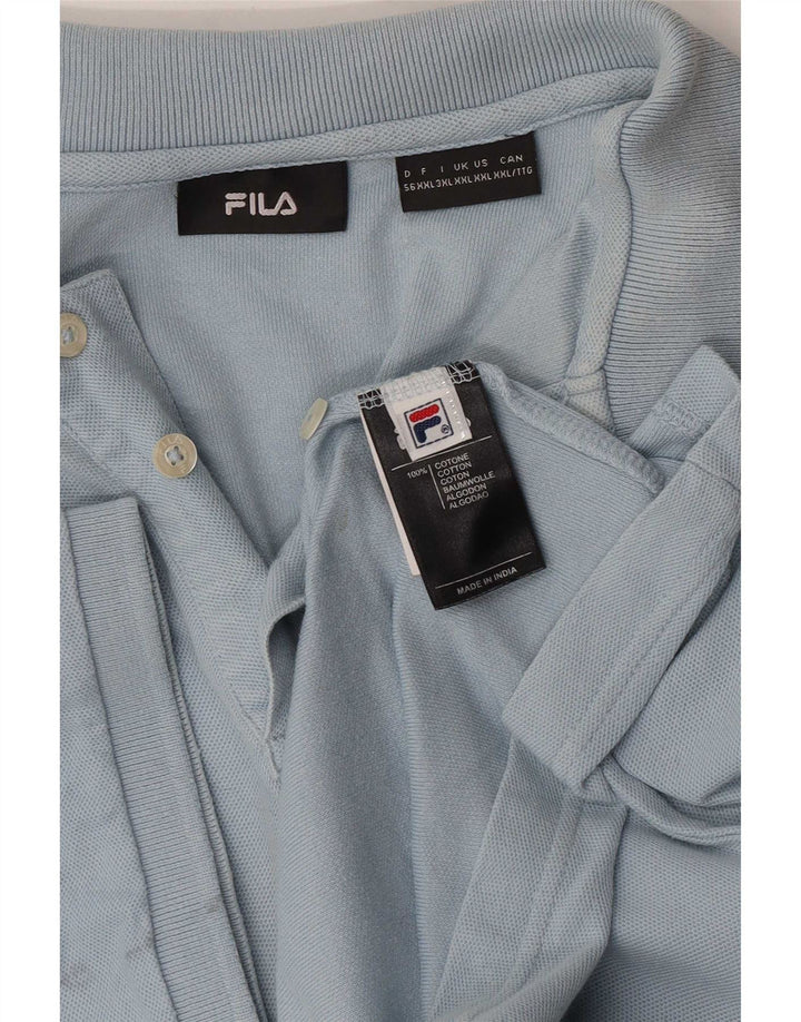 Polo Fila Hombre 2XL Algodón Azul
