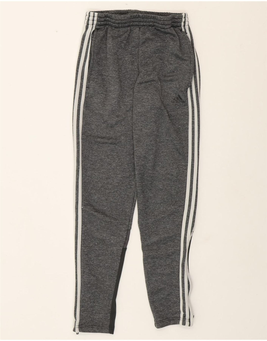 ADIDAS Mujer Aeroready Chándal Pantalones UK 8 Pequeño Gris Colorblock