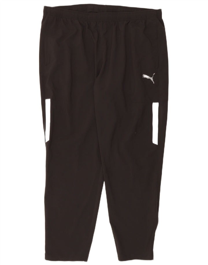 Puma - Pantalón de chándal para hombre, talla 2XL, nailon negro
