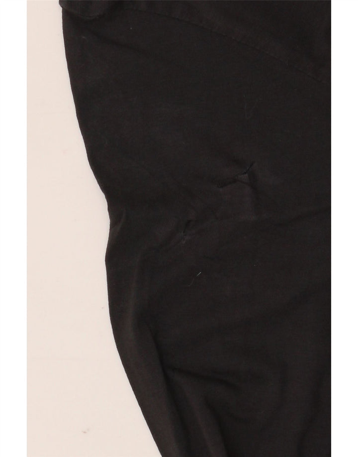 Kappa Hombre Gráfico Top Manga Larga XL Algodón Negro