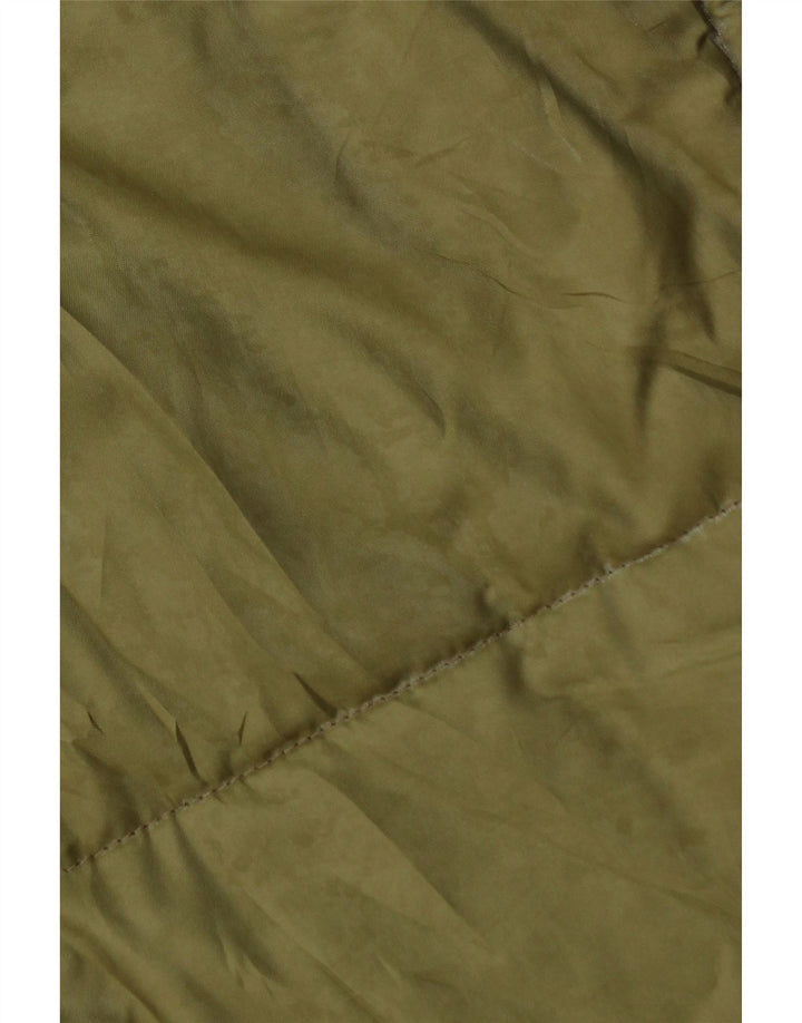 Chaleco acolchado Carrera para hombre UK 40 Large Caqui Colorblock Poliéster