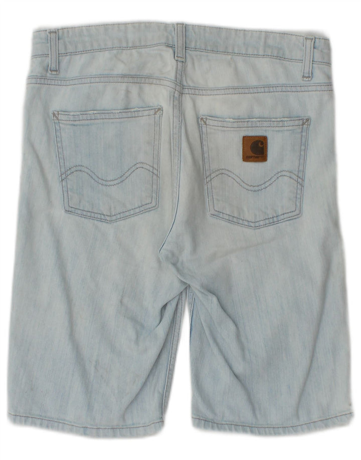 CARHARTT Bermudas vaqueras para mujer W27 Small Blue Cotton