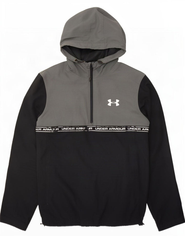 Under Armour Chaqueta de chándal gráfica para hombre, talla 36, color negro