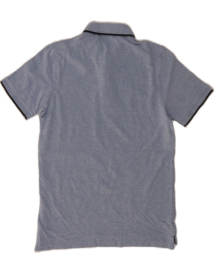 JACK & JONES Mens Polo Shirt Medium Blue Cotton Vintage Jack & Jones and Second-Hand Jack & Jones from Messina Hembry 