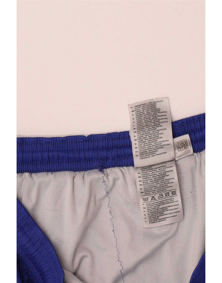 Adidas - Pantalones cortos deportivos para hombre, talla 36, poliéster azul grande