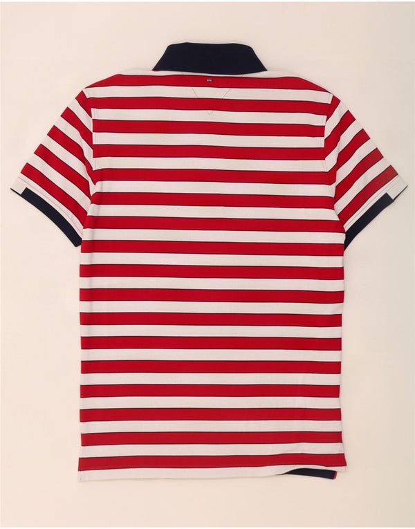 Tommy Hilfiger Polo De Rugby Para Hombre De Algodón A Rayas Rojo Medio