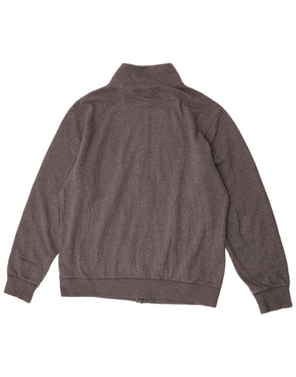 Lotto Hombre Chándal Top Chaqueta Grande Gris Algodón