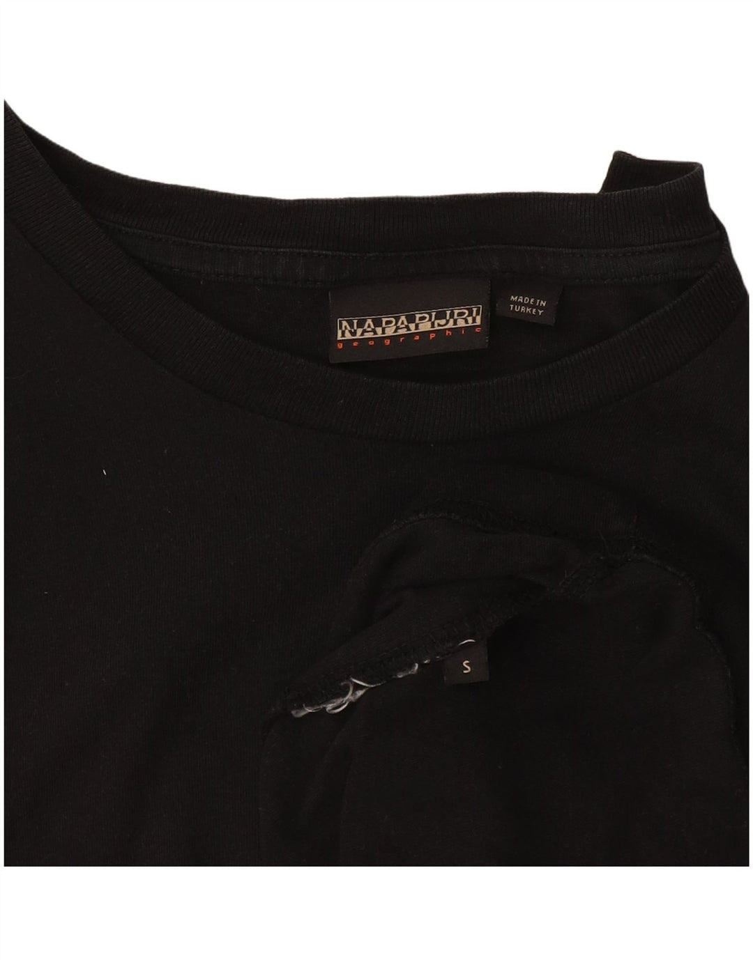 Napapijri - Camiseta para hombre, talla pequeña, color negro
