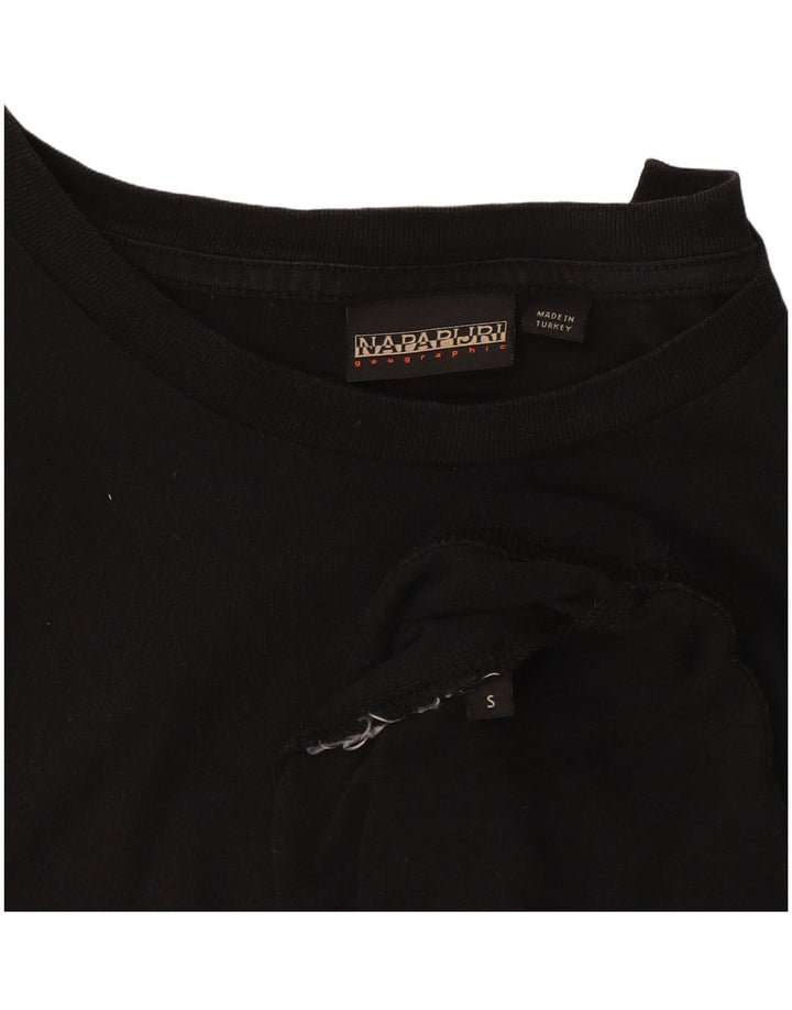 Napapijri - Camiseta para hombre, talla pequeña, color negro