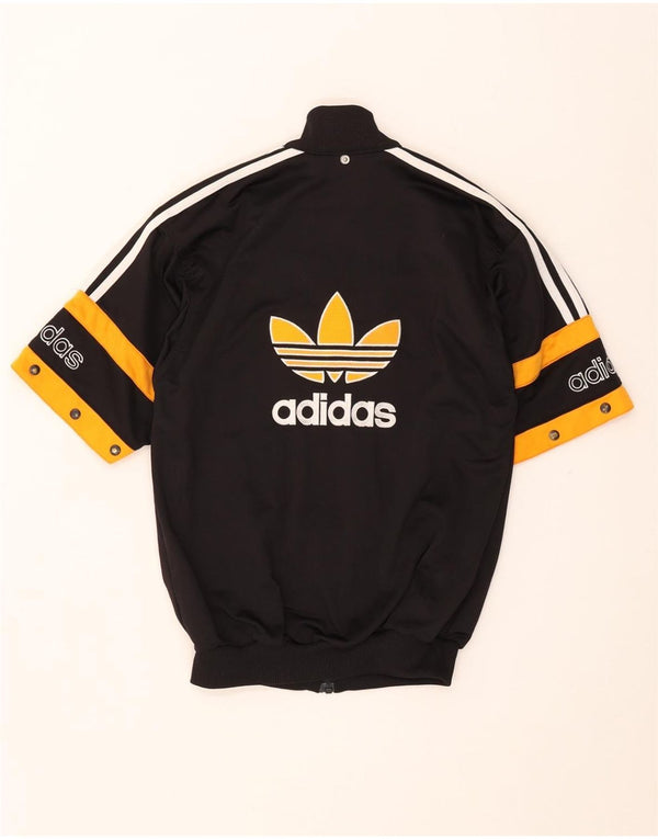 Adidas - Chaqueta de chándal con gráfico para niños, 11-12 años, color negro