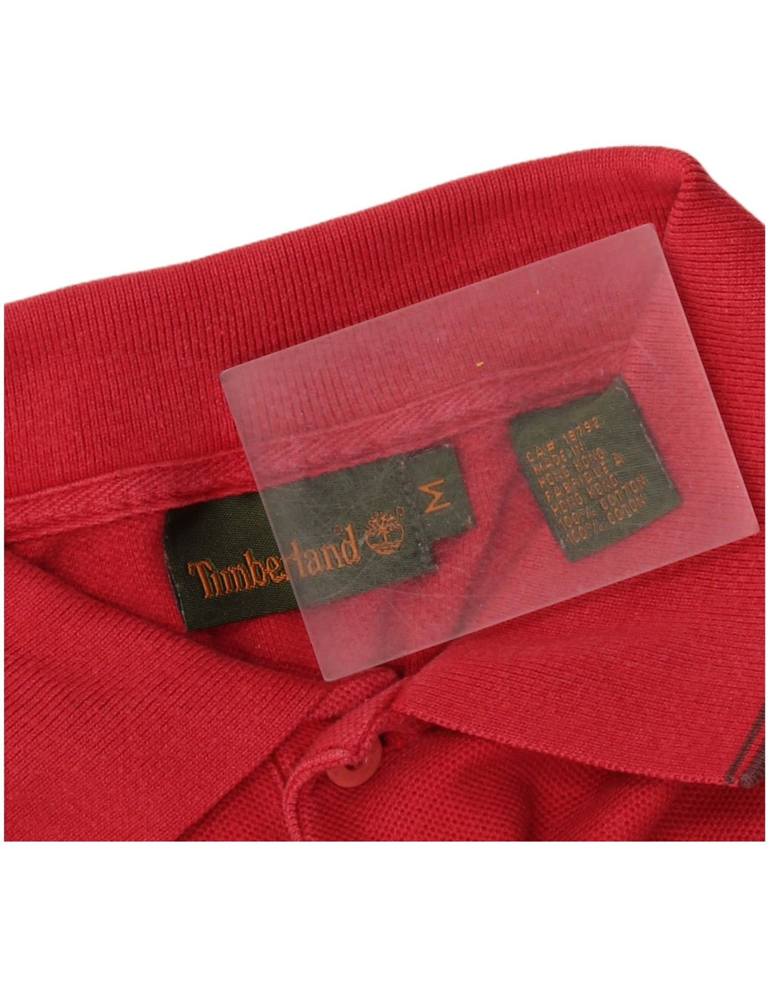 Polo Timberland Hombre Algodón Rojo Medio