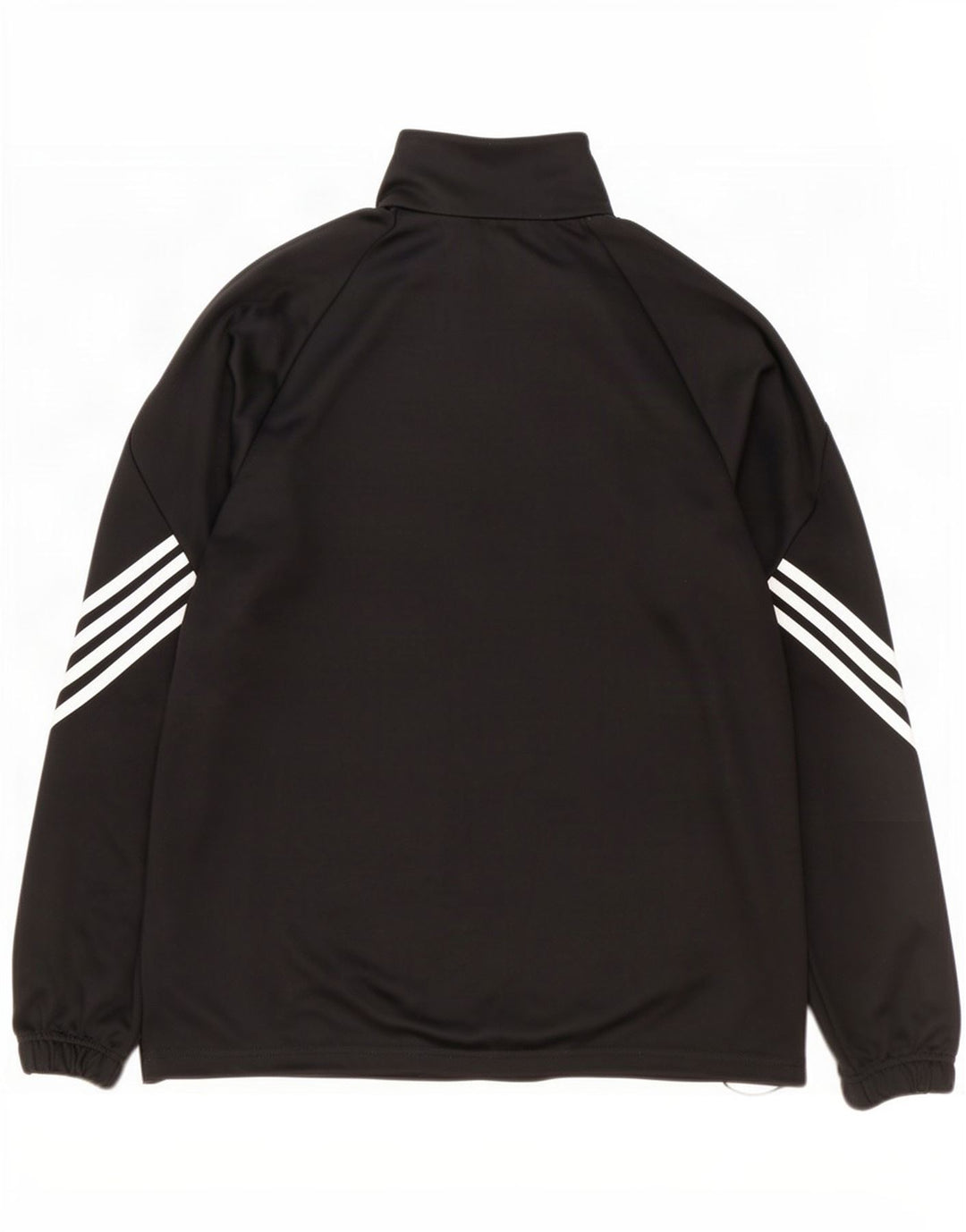 Adidas Mens Climalite Zip Neck Jersey Chándal Top Grande Negro Poliéster