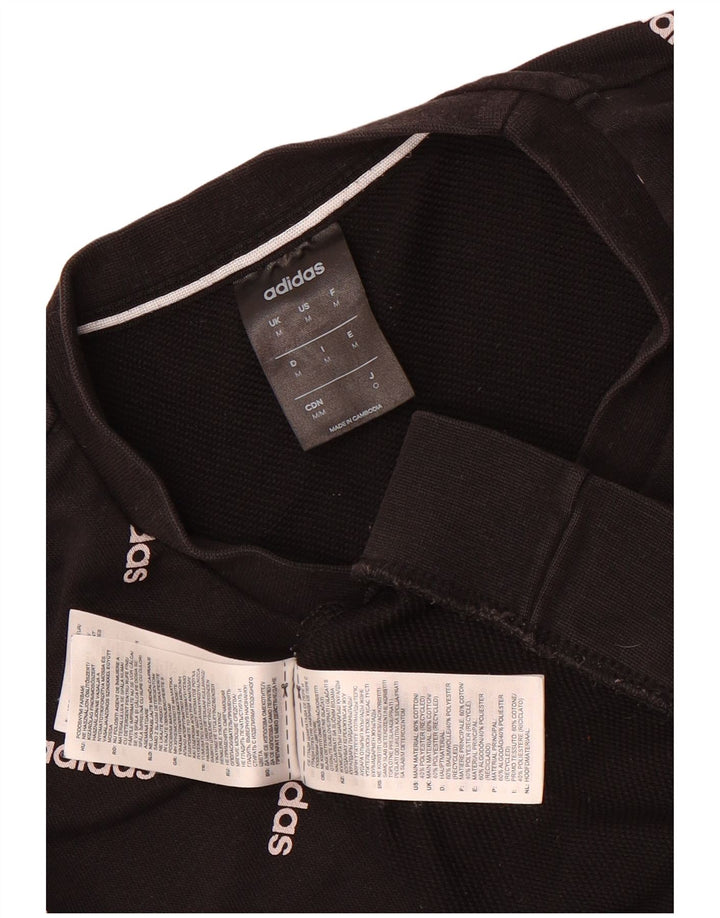 Adidas Hombre Sudadera Gráfica Jumper Medium Negro Algodón