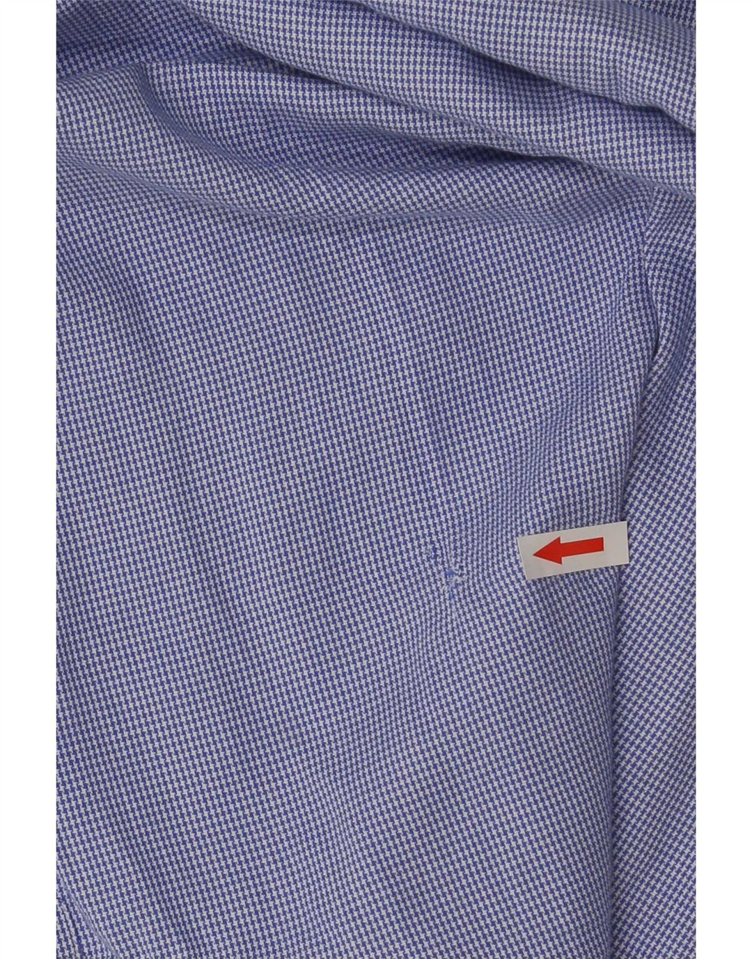 Camisa Massimo Dutti Hombre Talla 40 Mediana Azul Pata De Gallo