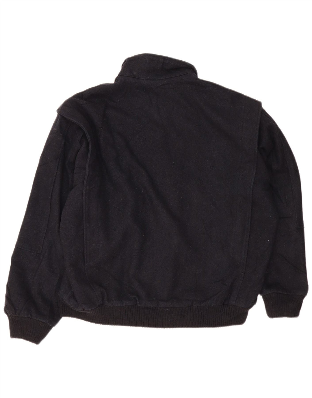 Carrera Chaqueta Bomber para Hombre UK 40 Grande Lana Azul Marino
