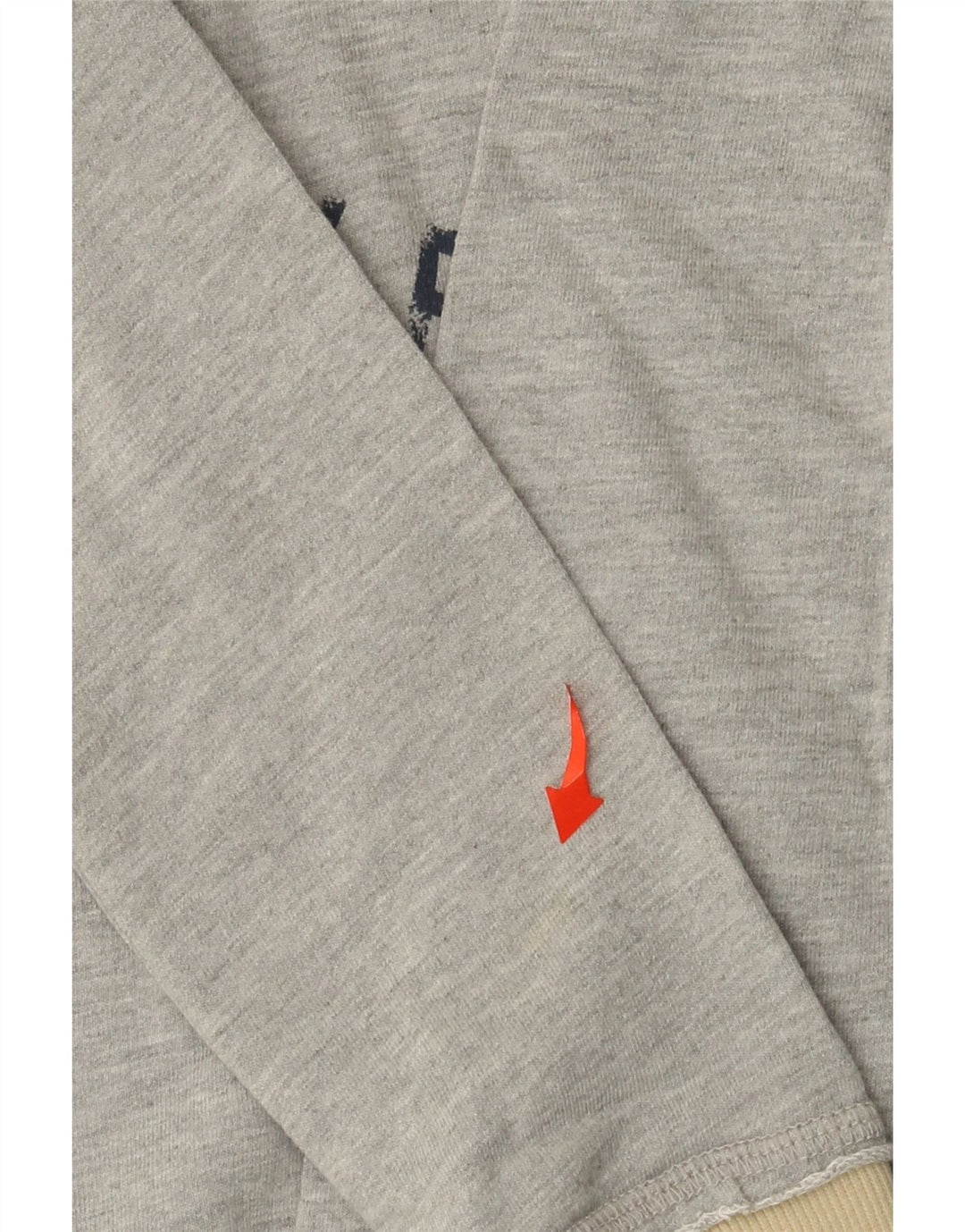 TRUSSARDI Sudadera estampada para niña, jersey, 9-10 años, grande, gris, algodón