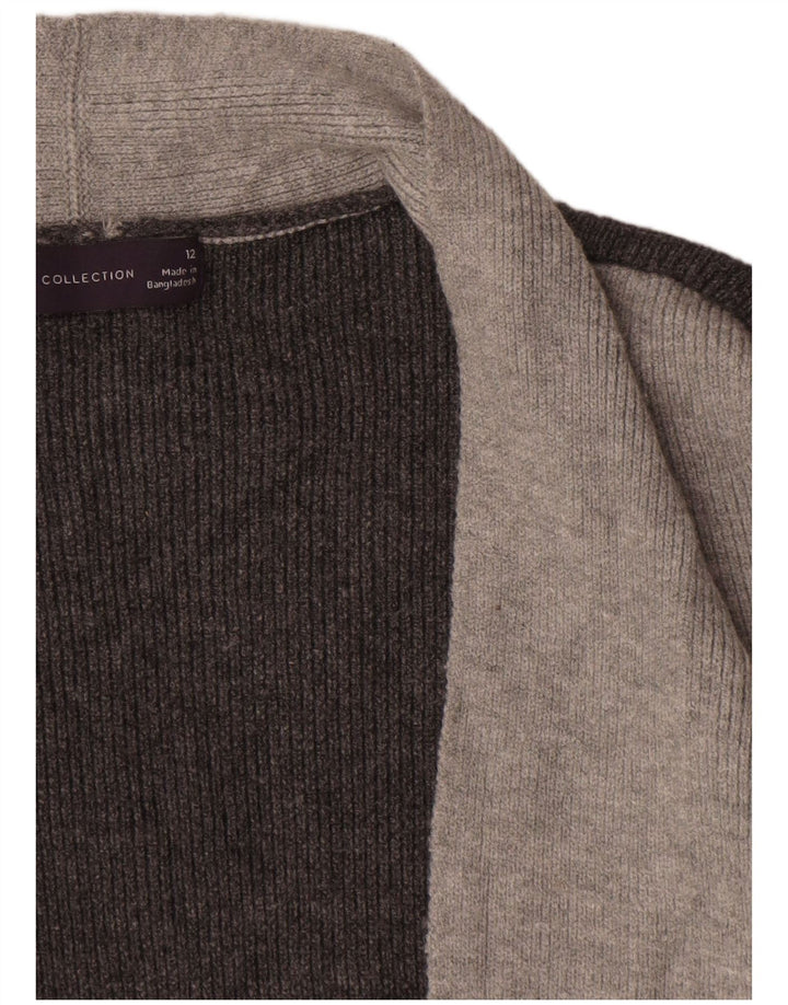 Marks & Spencer - Cárdigan largo para mujer, talla 40, color gris medio