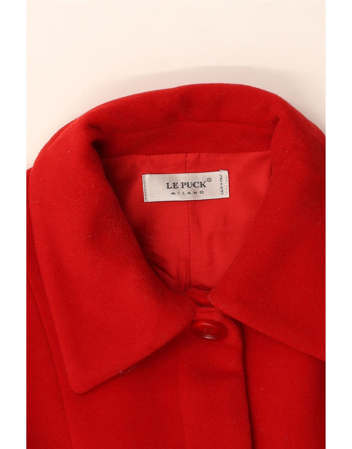 LE PUCK Abrigo para mujer Reino Unido 10 Pequeño Rojo