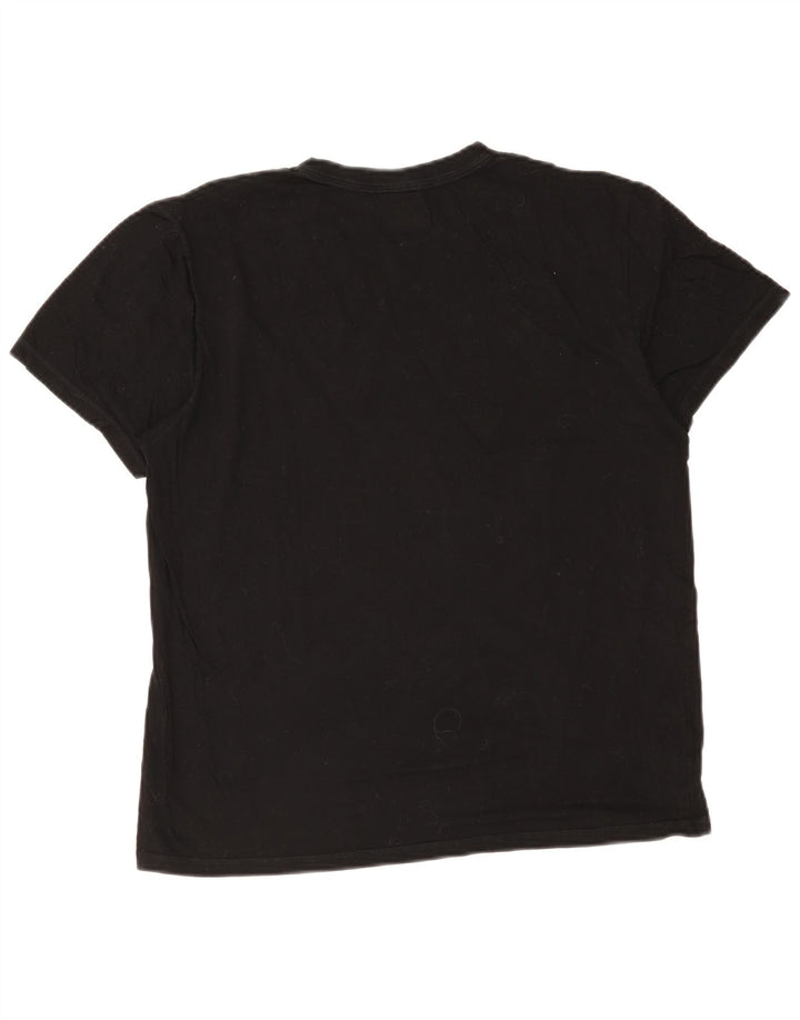 Fila Camiseta Hombre Top Medium Negro Algodón