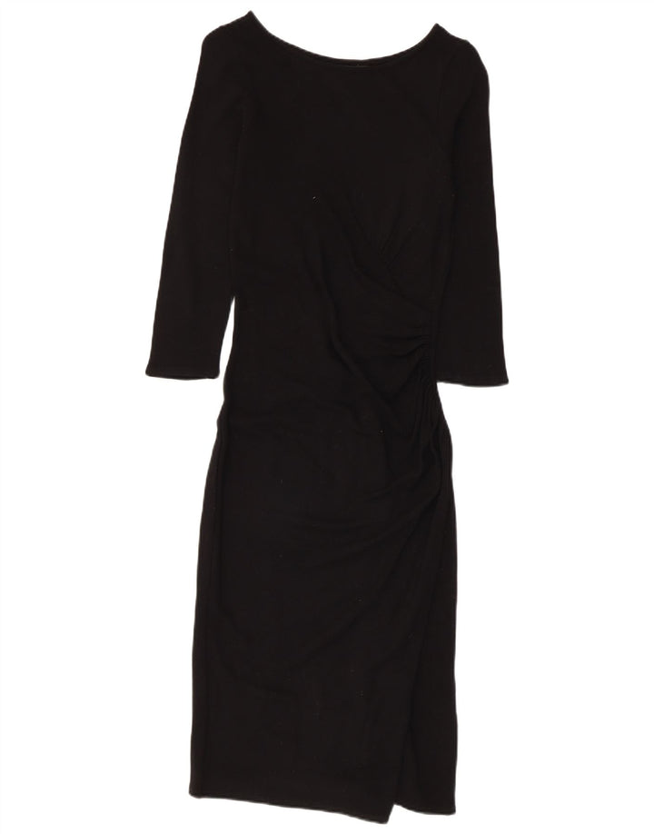 PHASE EIGHT Vestido tubo de manga 3/4 para mujer UK 40 Small Negro