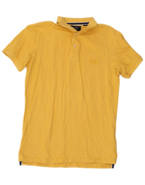 Superdry Polo De Algodón Amarillo Medio Para Hombre