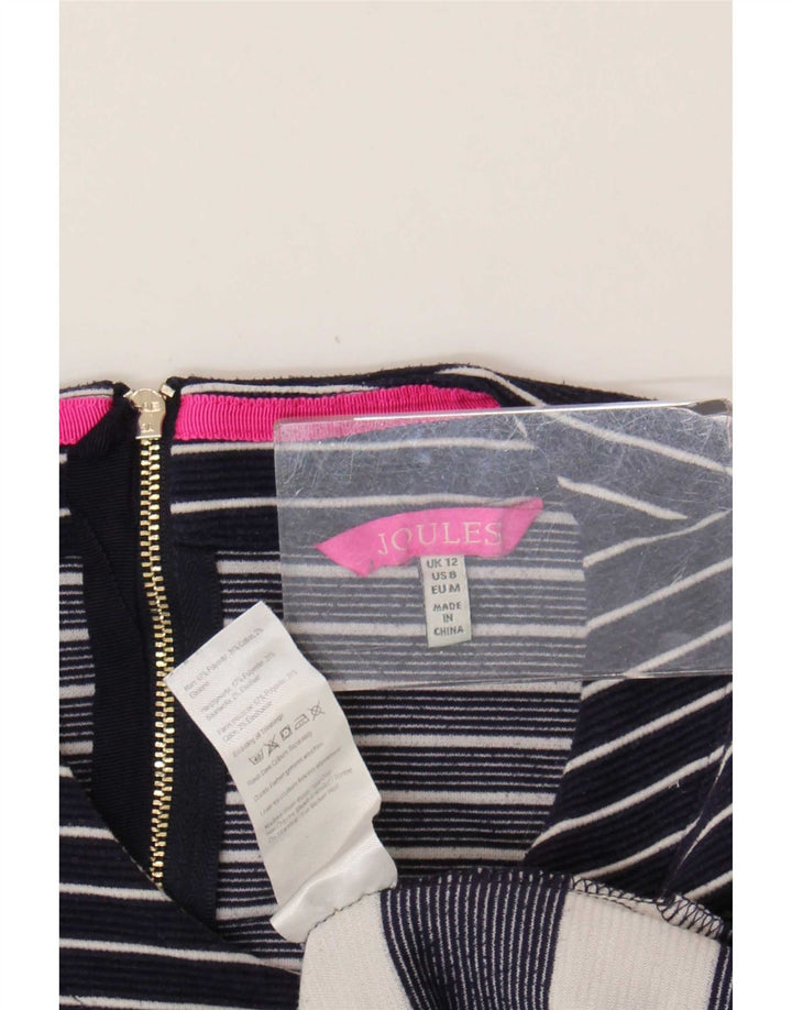 Joules Vestido básico para mujer UK 40 Mediano Azul marino Rayas Náutico
