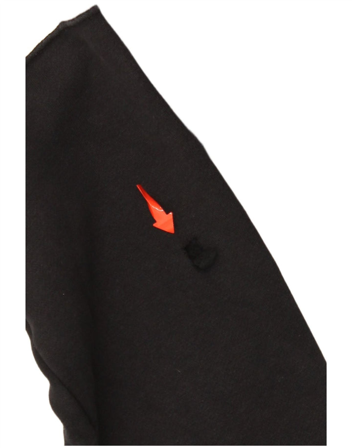 NIKE Sudadera con capucha y cremallera Air Graphic para niños 13-14 años XL Negro Colorblock