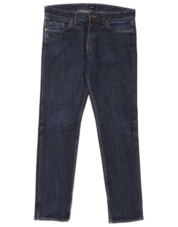 Vaqueros Hugo Boss Mujer Slim W33 L32 Algodón Azul