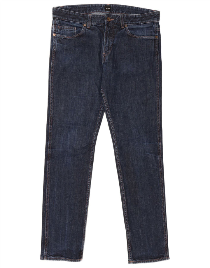 Vaqueros Hugo Boss Mujer Slim W33 L32 Algodón Azul