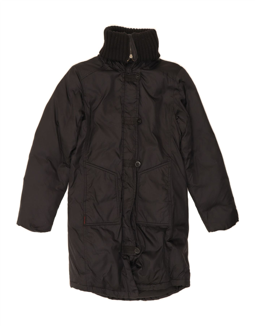 CALVIN KLEIN JEANS Womens Padded Coat UK 6 XS Black Polyester Vintage Calvin Klein Jeans and Second-Hand Calvin Klein Jeans from Messina Hembry 
