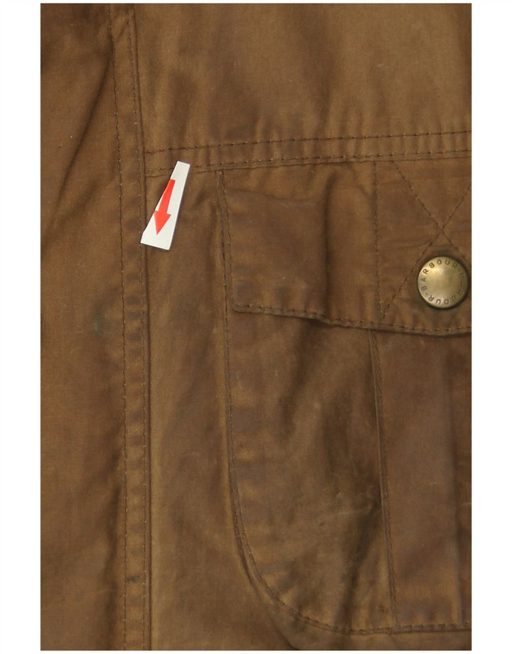 Barbour Chaqueta de algodón encerado para hombre Reino Unido 40 Algodón marrón grande
