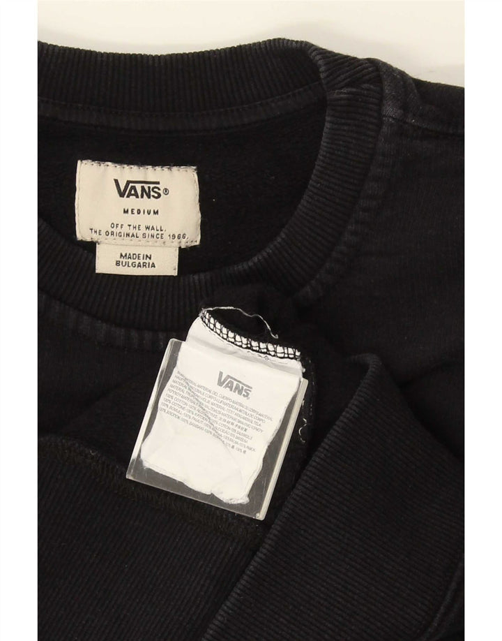 Vans Hombre Sudadera Jumper Medium Negro Algodón