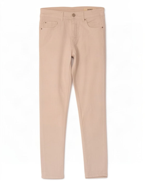Marks & Spencer Vaqueros pitillo para mujer UK 8 Small W27 L26 Algodón blanco