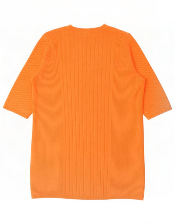 Marks & Spencer Top para mujer manga 3/4 UK 42 Viscosa naranja mediana