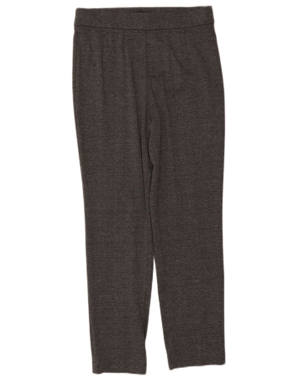 Marks & Spencer Pantalones Casuales para Mujer UK 12 Medium W30 L27 Gris