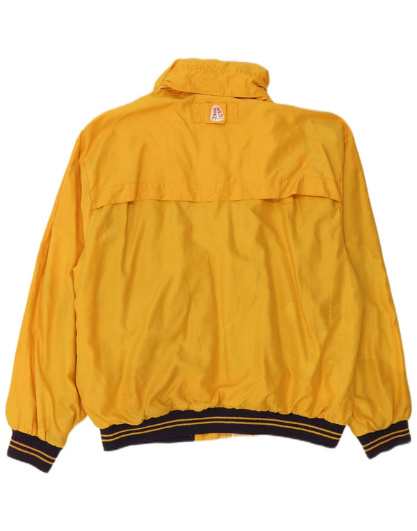 Slam Chaqueta bomber con capucha para hombre UK 44 2XL Poliéster color block amarillo