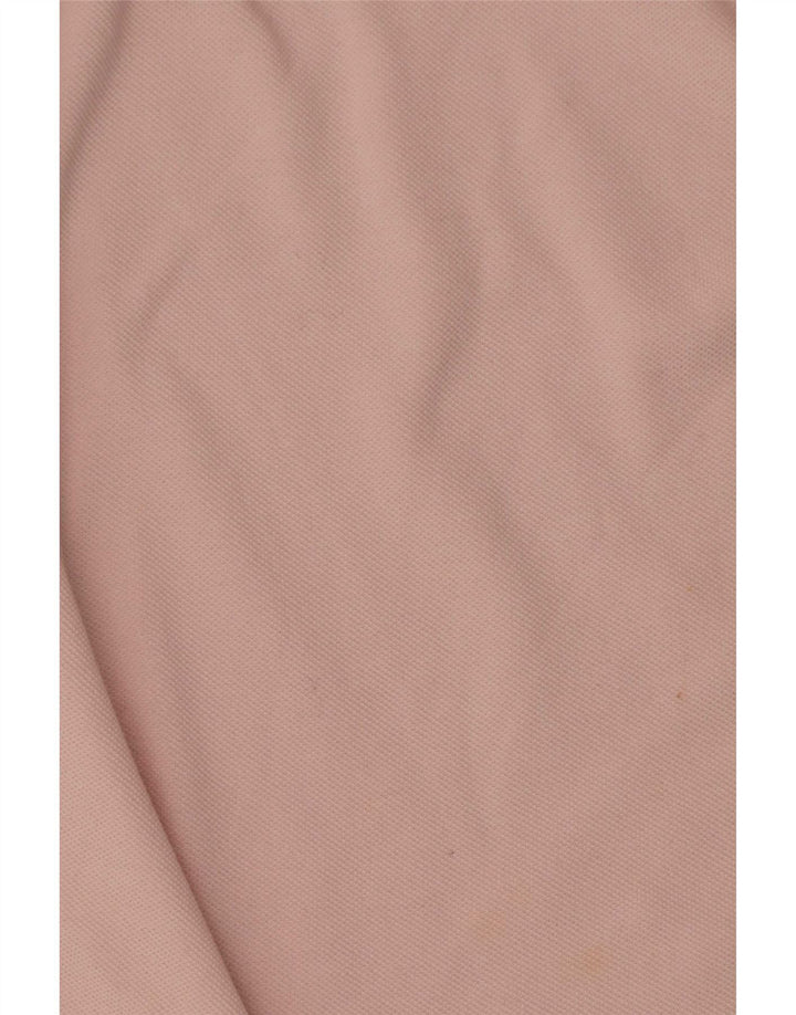 Lacoste Polo de manga larga para hombre talla 4 algodón rosa mediano