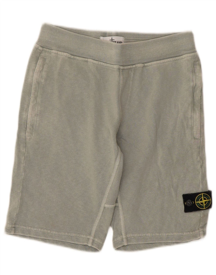 Stone Island Pantalones cortos deportivos para niño 9-10 años Gris Algodón