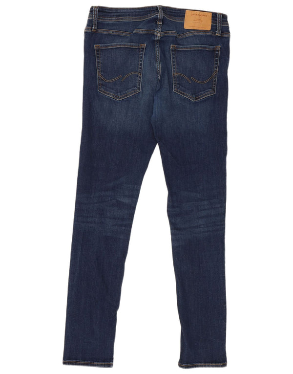 Jack & Jones Mens Liam Skinny Jeans W34 L32 Algodón Azul