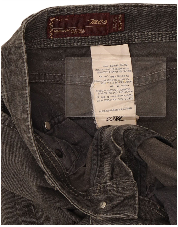 Marlboro Classics Vaqueros ajustados regulares para hombre W32 L31 Algodón gris