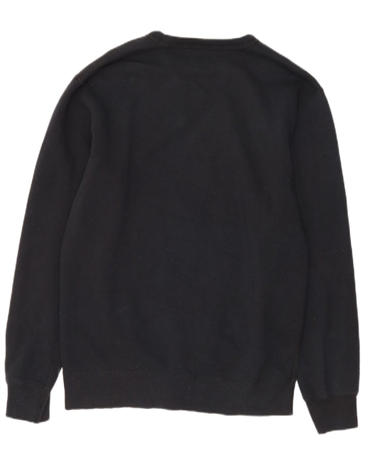 Converse Hombre Chuck Taylor Sudadera Jumper Grande Azul Marino Algodón