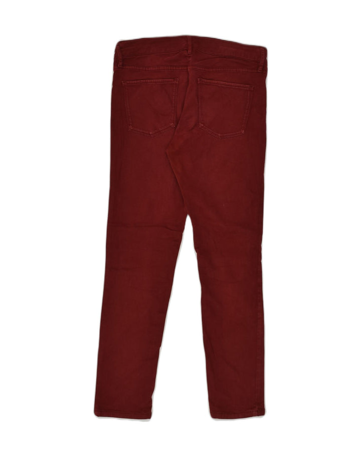 MASSIMO DUTTI Womens Skinny Jeans US 6 Medium W30 L28 Red Cotton | Vintage Massimo Dutti | Thrift | Second-Hand Massimo Dutti | Used Clothing | Messina Hembry 