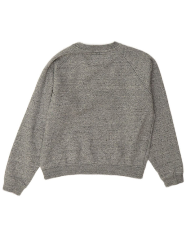 Jack Wills Sudadera extragrande para mujer UK 4 XS Algodón moteado gris