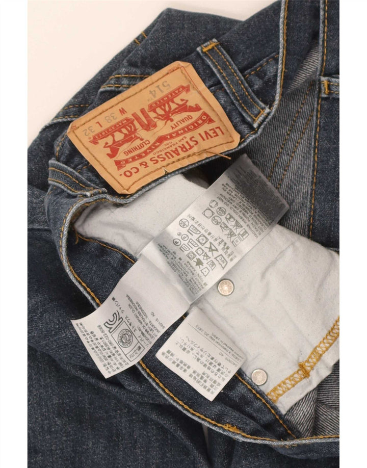 Levi's Vaqueros rectos 514 para hombre W38 L32 Algodón azul