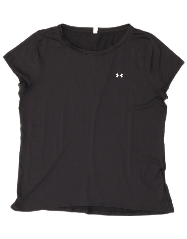 Under Armour Camiseta para mujer Top UK 20 2XL Negro Poliéster