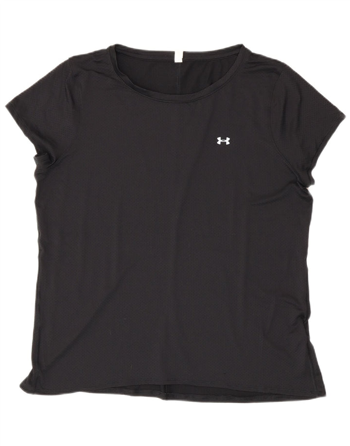 Under Armour Camiseta para mujer Top UK 20 2XL Negro Poliéster