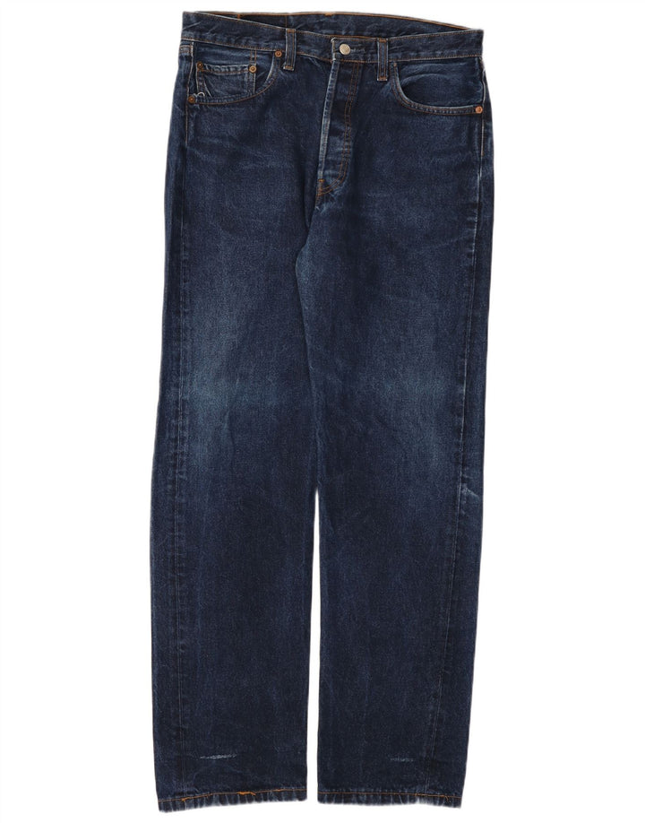 Levi's Hombre 501 Vaqueros Rectos W36 L34 Azul Marino
