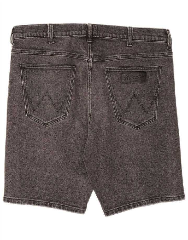 Wrangler Pantalones cortos de mezclilla de ajuste regular para hombre W34 Algodón gris grande