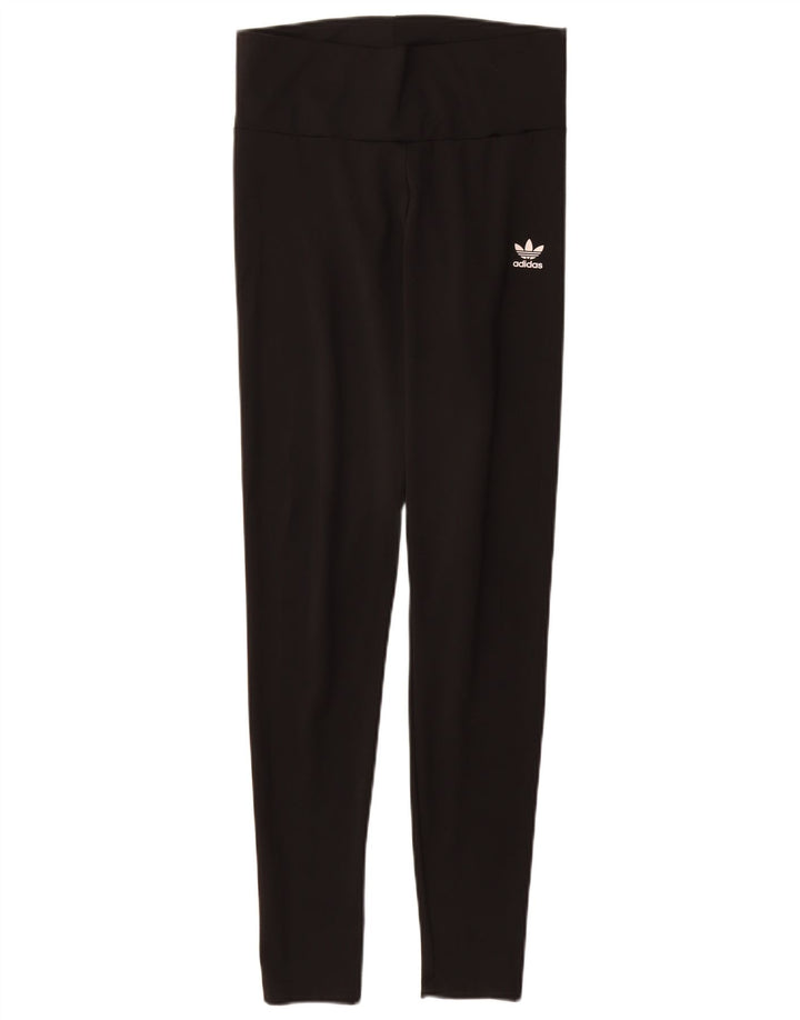 ADIDAS Leggings gráficos para mujer Reino Unido 40 Mediano Negro Poliéster